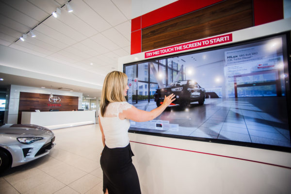 Pacific Toyota Visual Wall